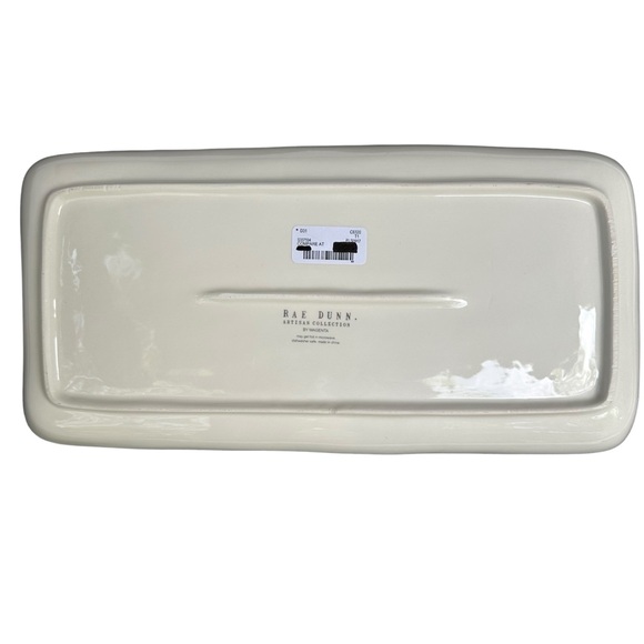 Rae Dunn Halloween Platter Tray THE BLACK CAT Cats On Bicycle New OG 2017 - Picture 5 of 17